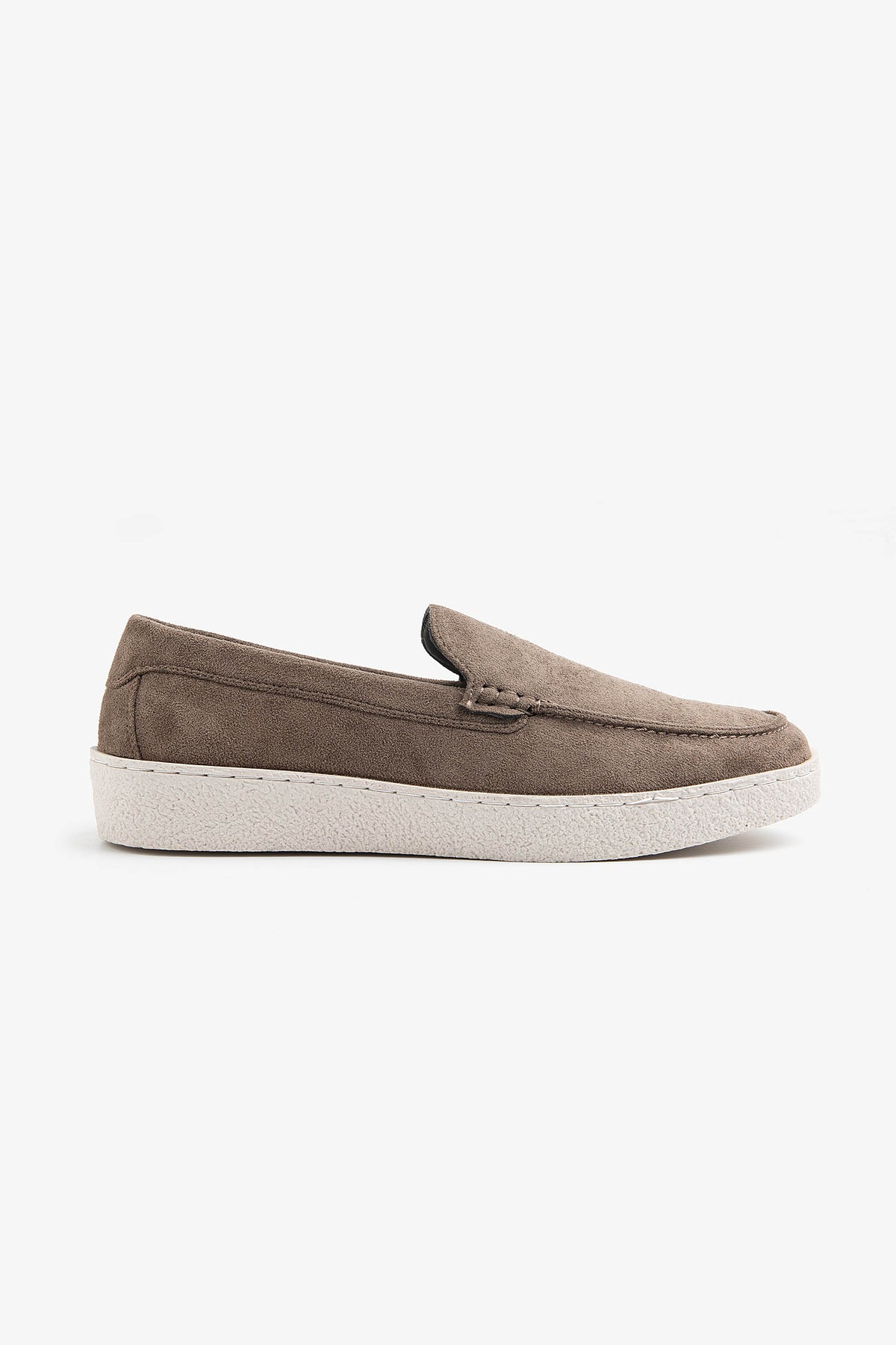 Mocassino ecosuede tortora
